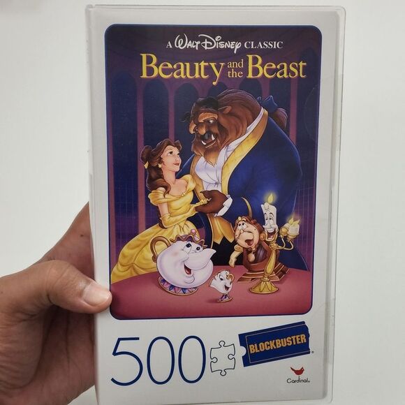 Blockbuster VHS Style Disney Beauty and the Beast Puzzle BRAND NEW Belle - Picture 9 of 9